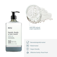 Neu Hands, Body & Hair Wash 5L Tank - 2Pack