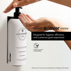 Galimard "1747" Ecover en céramique blanche pour shampooing - Pack de 16