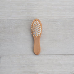 No Logo Natural Wooden Hair Brush