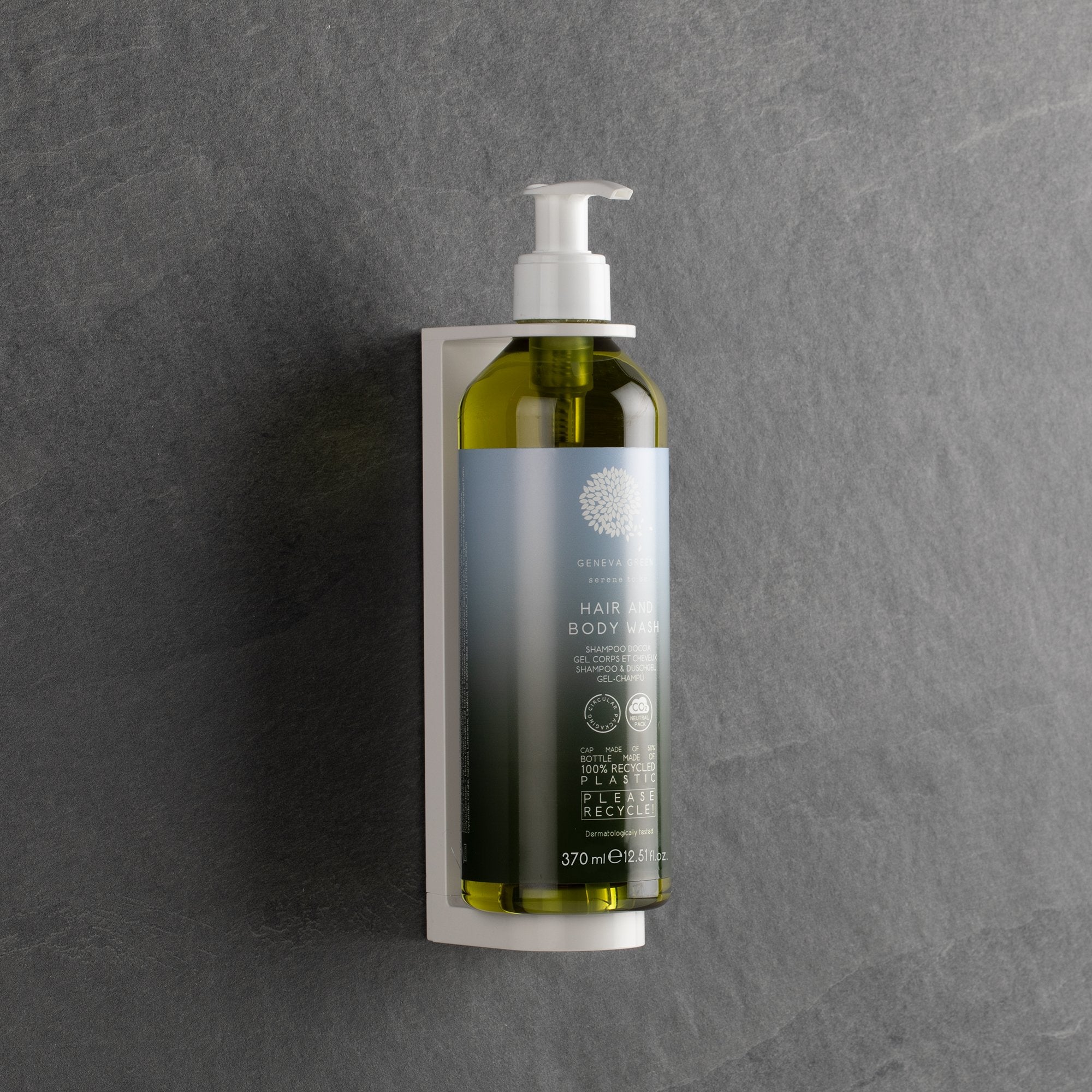 Geneva Green Hair And Body Wash Refillable Bottle (370 ml) 