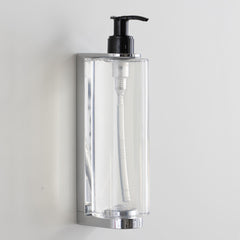 Chrome Abs Adhesive Wall Bracket For Pump Dispenser