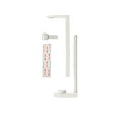 White Abs Wall Bracket With Screws For Pump Dispenser