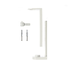 White Abs Wall Bracket With Screws For Pump Dispenser