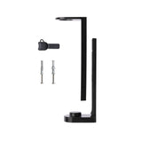 Black Abs Wall Bracket With Screws For Pump Dispenser
 