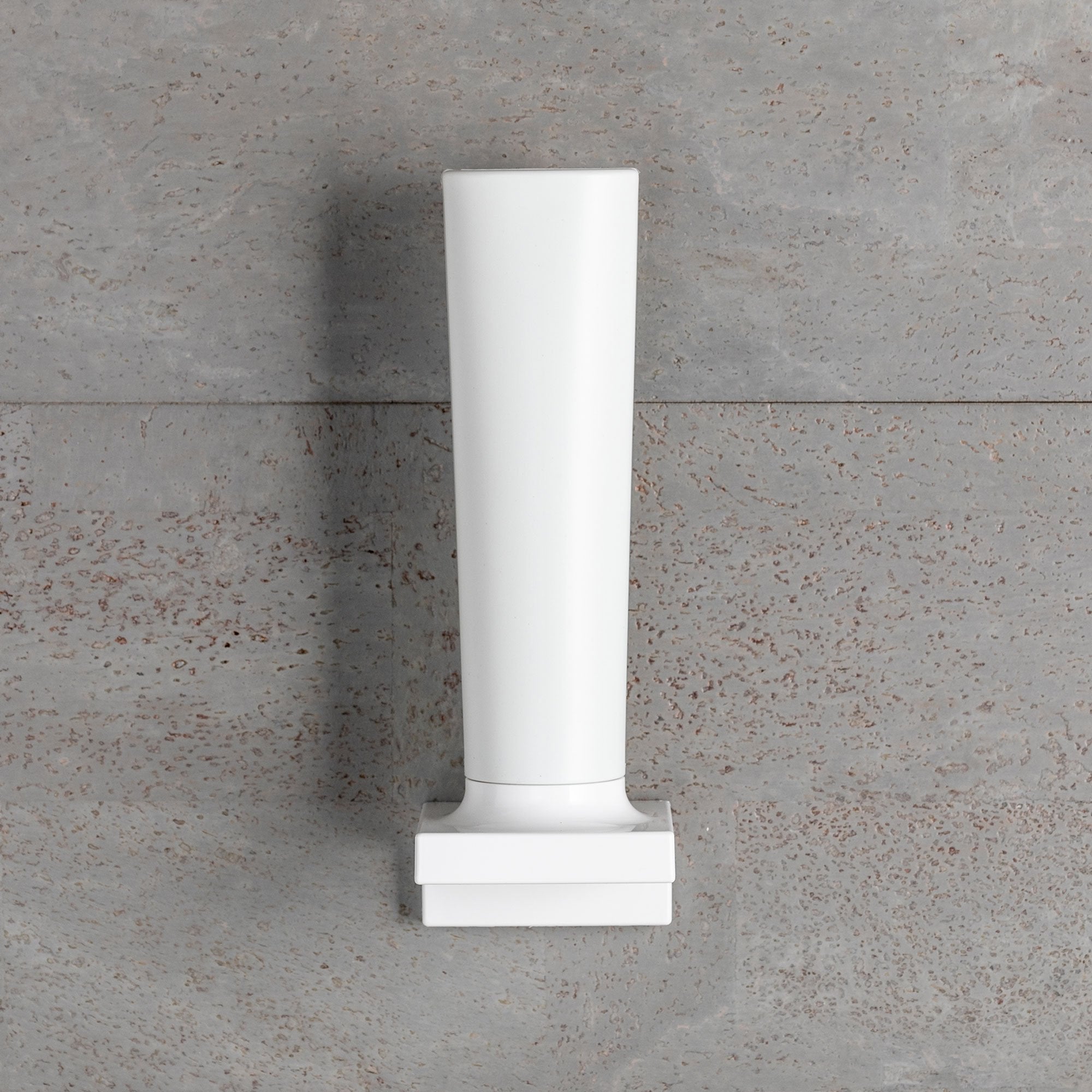 White Abs Short Support Bracket For "Shelfsoap" Dispenser